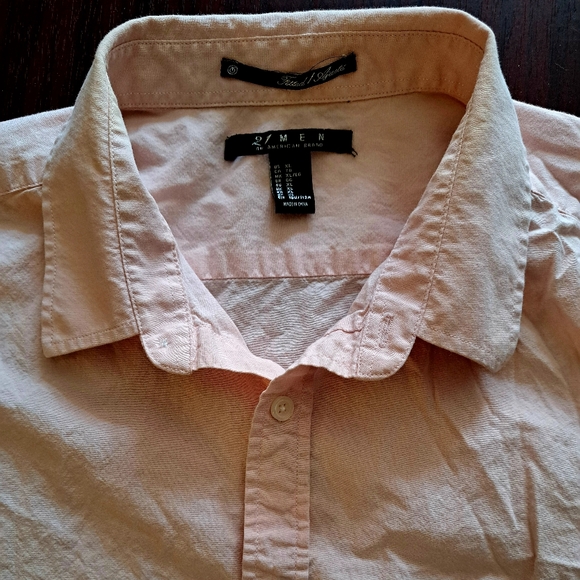 Forever 21 Men - color block button down long-sleeved shirt. Sz. XL - Picture 3 of 3